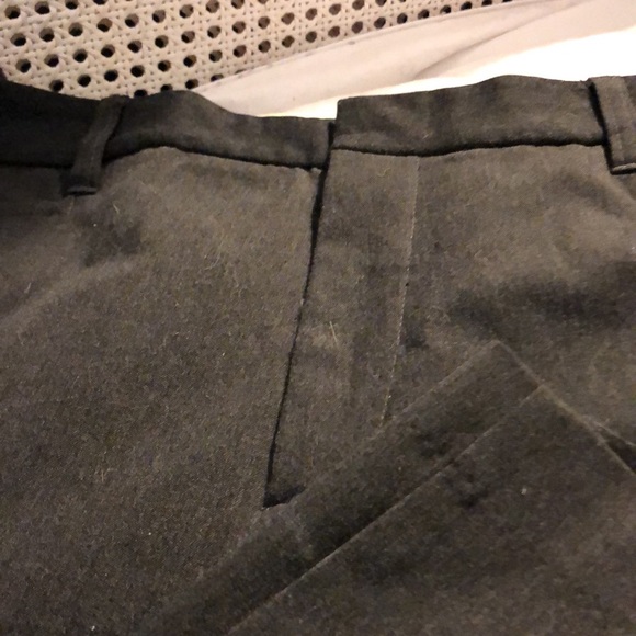 EUC Gap Charcoal Cotton/Poly/Spandex Clean Front (2 tiny pockets) Trouser Pants - Picture 2 of 13